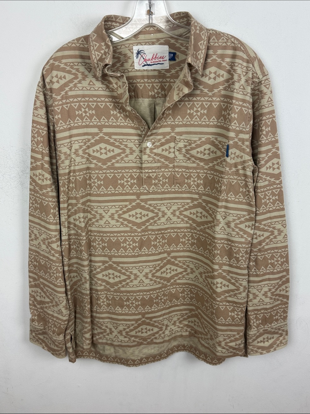 Chubbies Long Sleeve Polo Shirt
